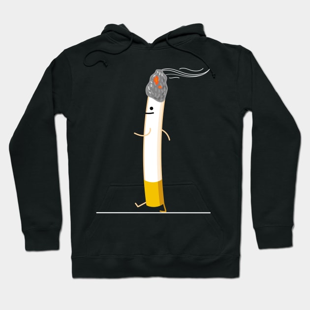 Funny cigarette Hoodie by spontania